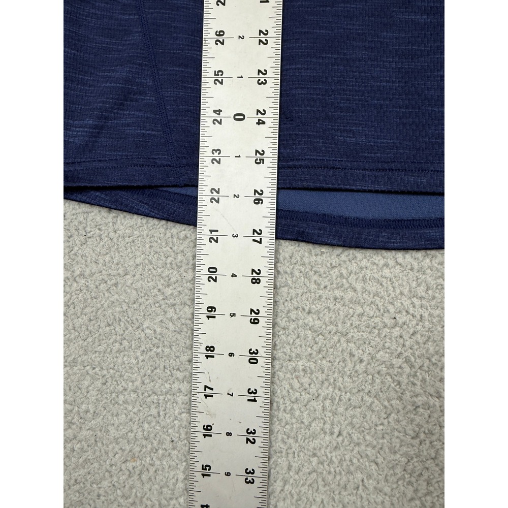 REI Co-op Mens Quarter Zip Pullover Athletic Top Blue Small Activewear - Picture 7 of 9